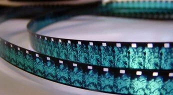 Film reel close up
